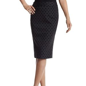 Polka Dot Pencil Skirt